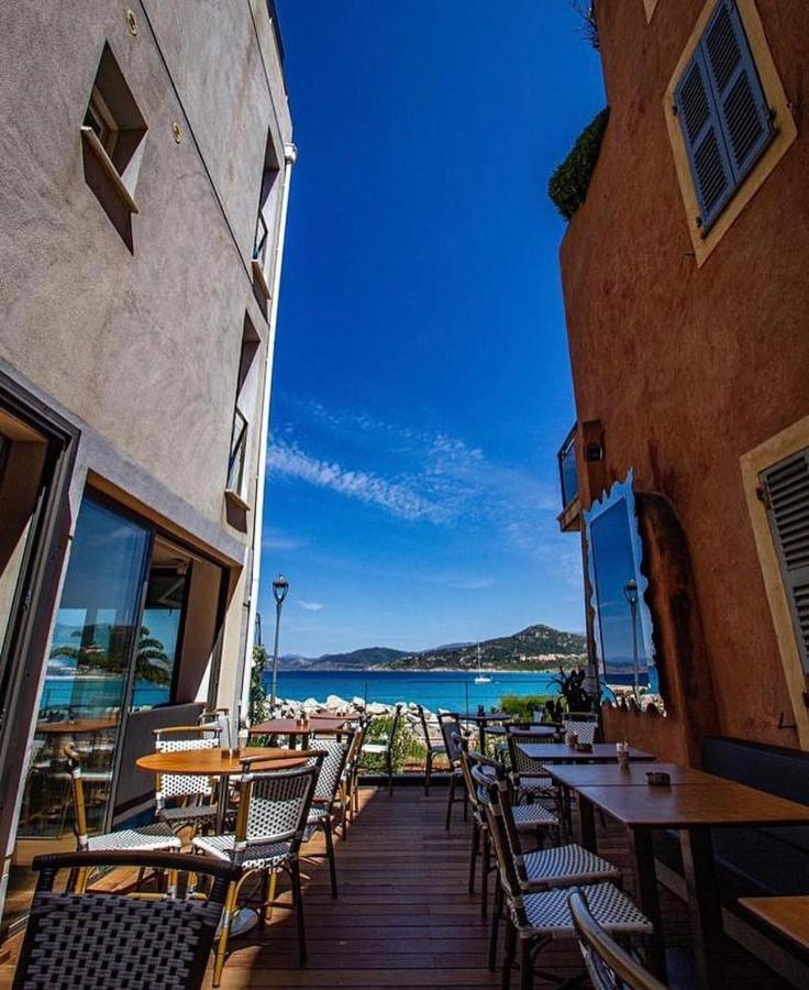 Hotel L'Escale Côté Sud LʼÎle-Rousse Exterior foto