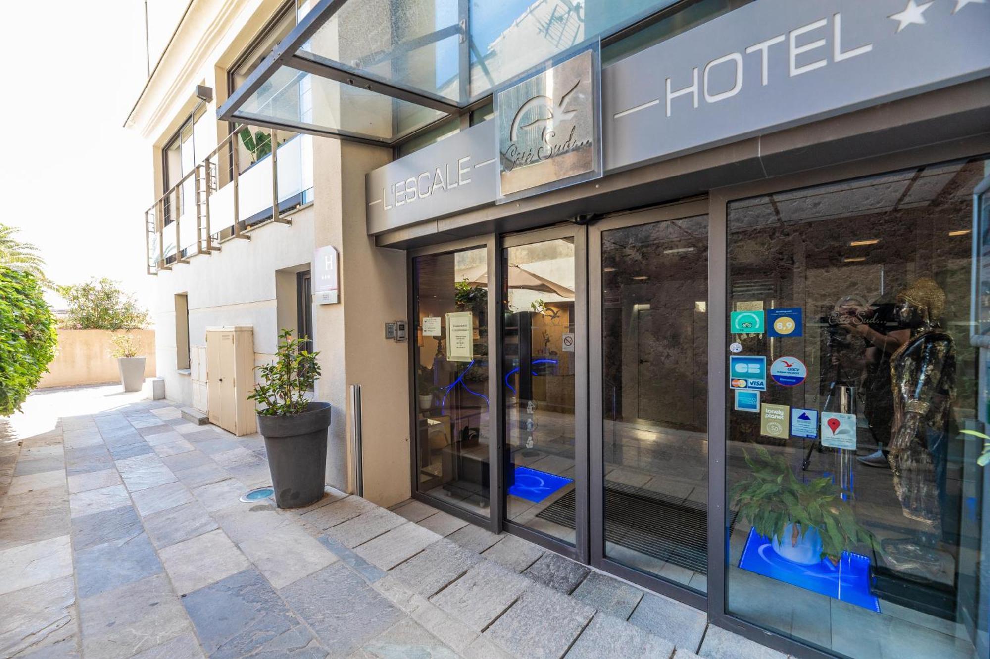 Hotel L'Escale Côté Sud LʼÎle-Rousse Exterior foto