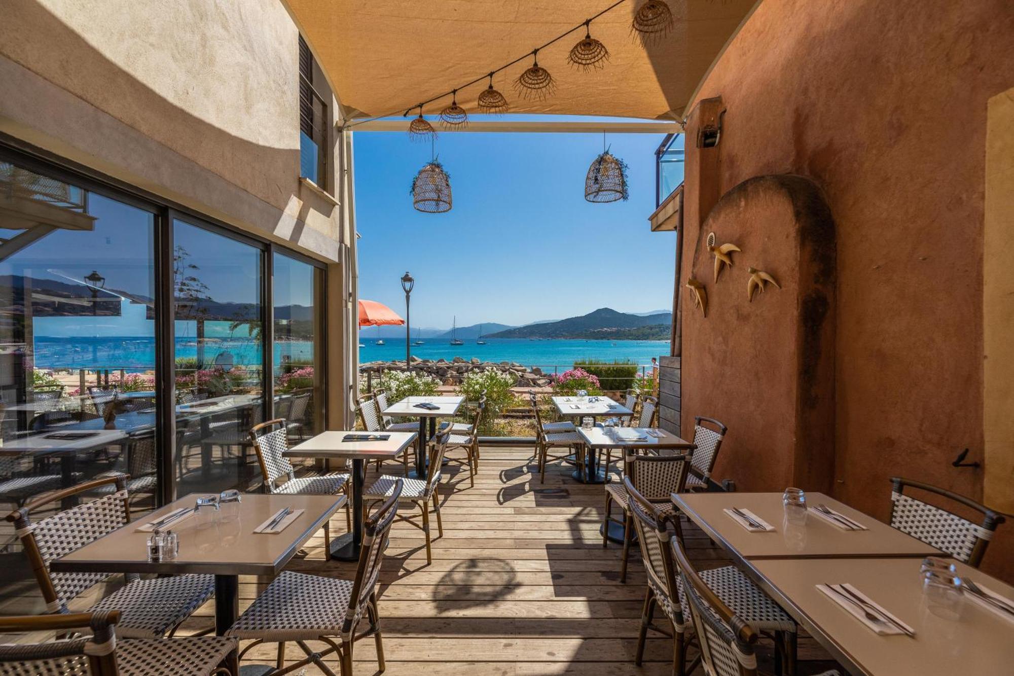 Hotel L'Escale Côté Sud LʼÎle-Rousse Exterior foto